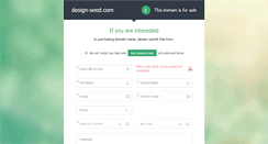 Desktop Screenshot of design-seed.com