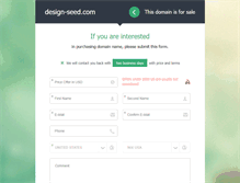 Tablet Screenshot of design-seed.com